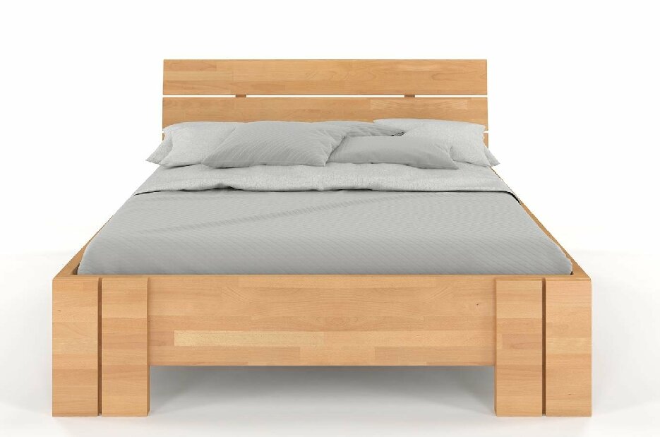 Manželská posteľ 180 cm Naturlig Tosen High (buk)