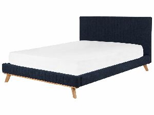 Manželská posteľ 180 cm TALLE (s roštom) (modrá)
