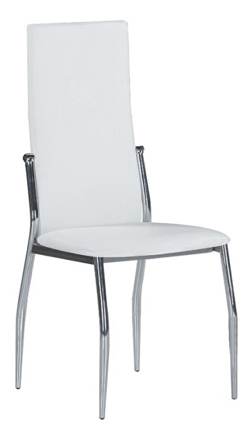 Jedálenská stolička Solana biela