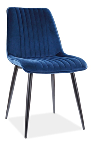 Jedálenská stolička Kelly (námornícka modrá + čierna)