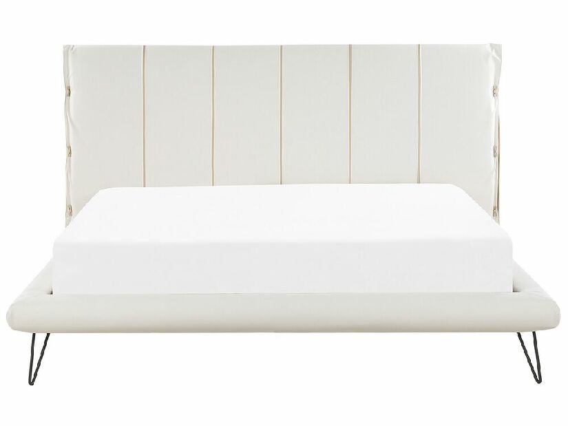 Manželská posteľ 180 cm BETTEA (s roštom) (biela)