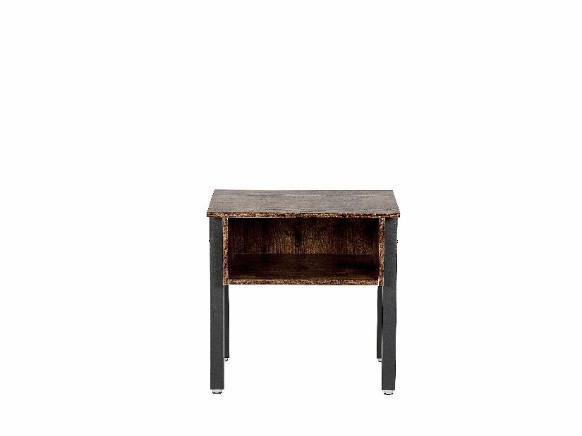 Nočný stolík VARON (tmavé drevo)