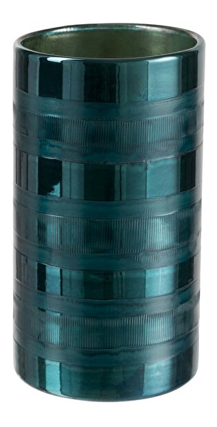 Svietnik Jolipa Na čajovú sviečku Extravaganza (14x14x25cm) (Modrá)
