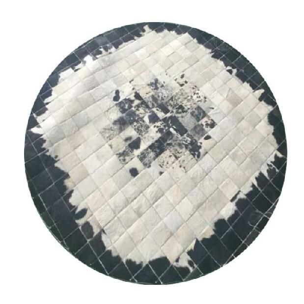 Kožený koberec Korlug TYP 09 (hovädzia koža + vzor patchwork)