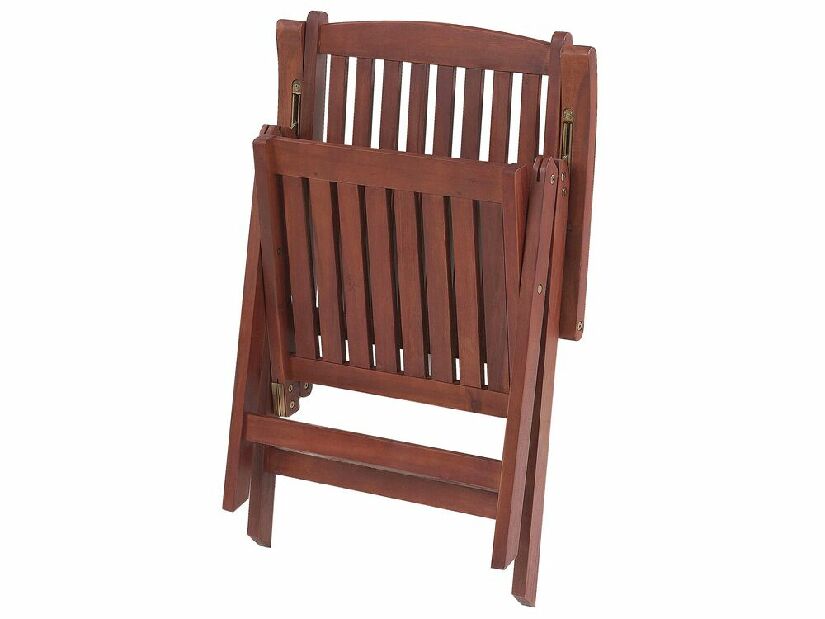 Záhradná stolička TRATORIA (drevo) (tmavé drevo)