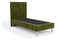 Čalúnená posteľ 90x200 cm Amby (zelená)
