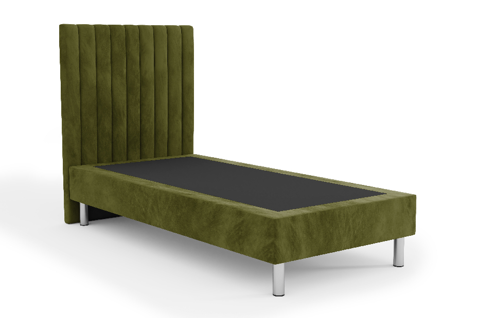 Čalúnená posteľ 90x200 cm Amby (zelená)