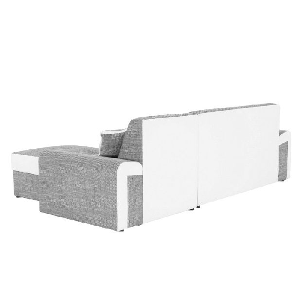 Rohová sedačka Pinia (sivá + biela) (P)