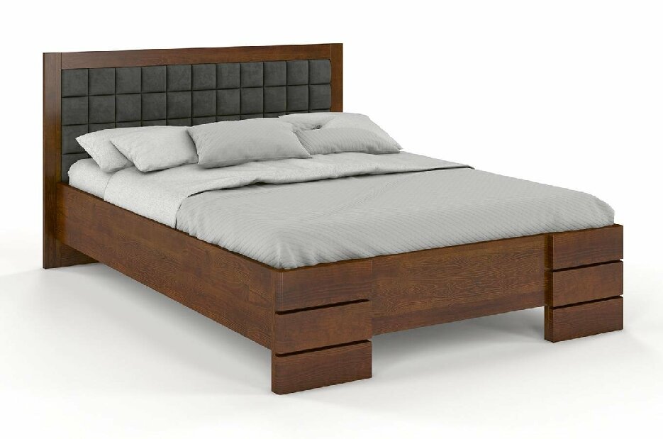 Manželská posteľ 200 cm Naturlig Storhamar High (borovica)