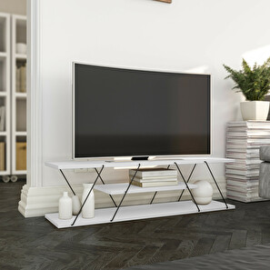 TV stolík/skrinka Cana (biela)
