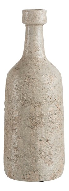 Dekoračná váza Jolipa Woody Hazelnut (20x20x55cm) (Slonovina)