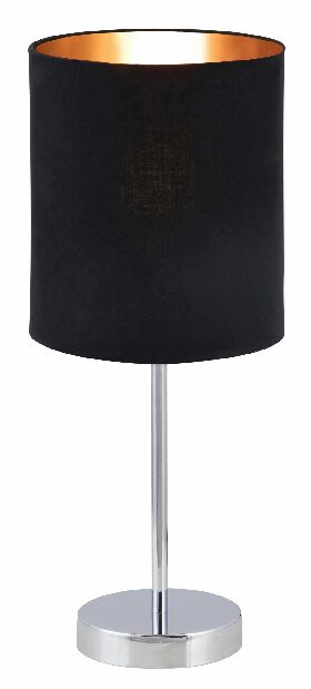 Stolová lampa Monica 2523 (čierna + zlatá + chrómová)