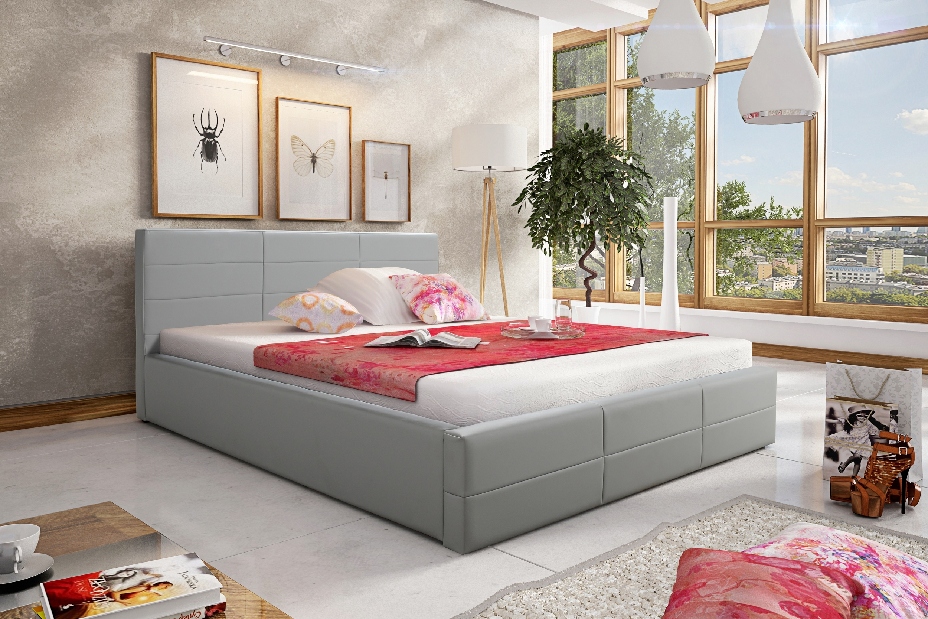 Manželská posteľ 160 cm Palermo (s roštom)