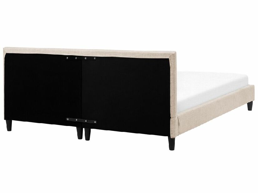 Manželská posteľ 180 cm FUTTI (s roštom) (béžová)