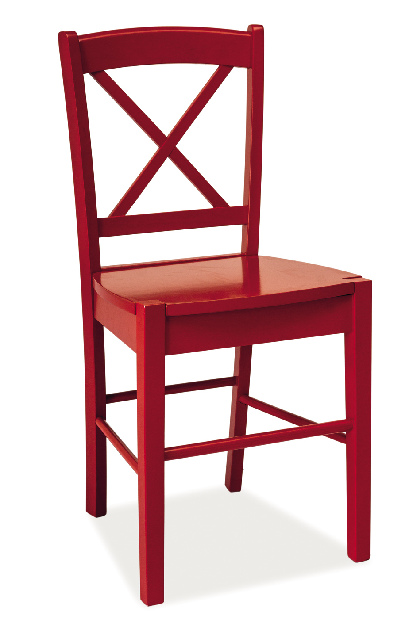 Jedálenská stolička Dabih (červená)