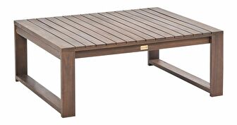 Záhradný konferenčný stolík Timza (tmavé drevo mahagónová hnedá)