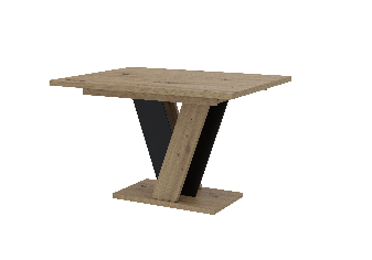 Jedálenský stôl Venag (artisan + čierna) (pre 4 až 6 osôb) *výpredaj