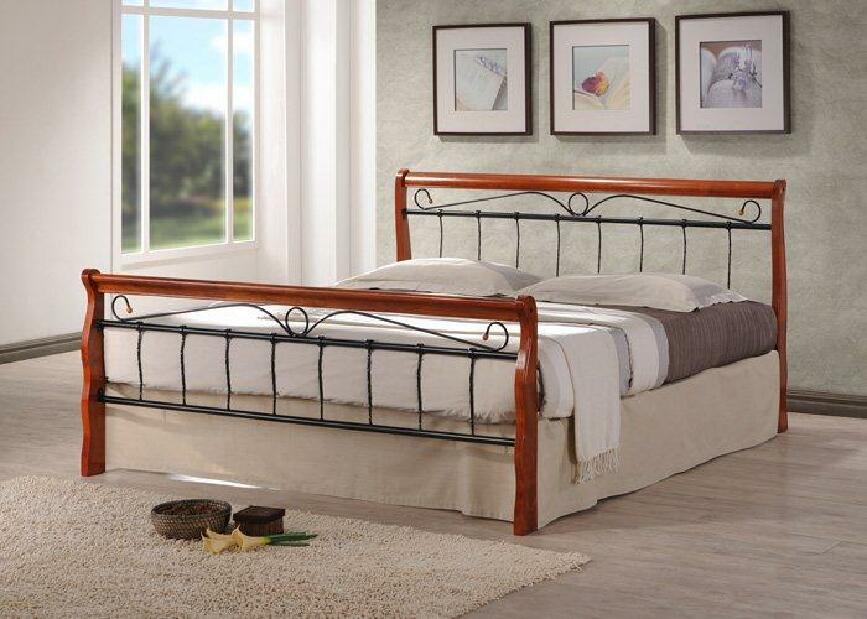 Kovová manželská posteľ 180 cm Venecja