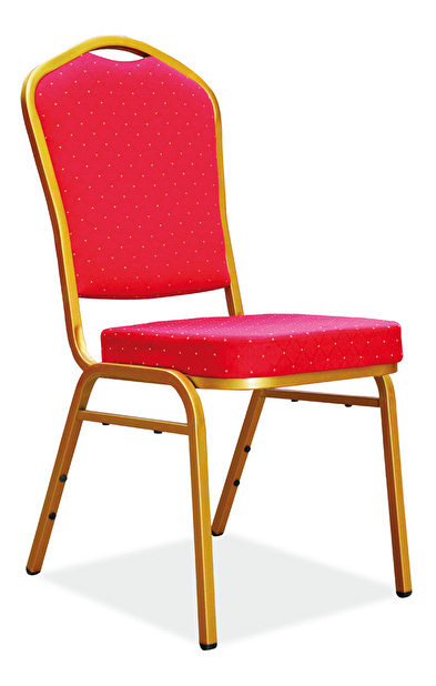 Jedálenská stolička R-31 červená