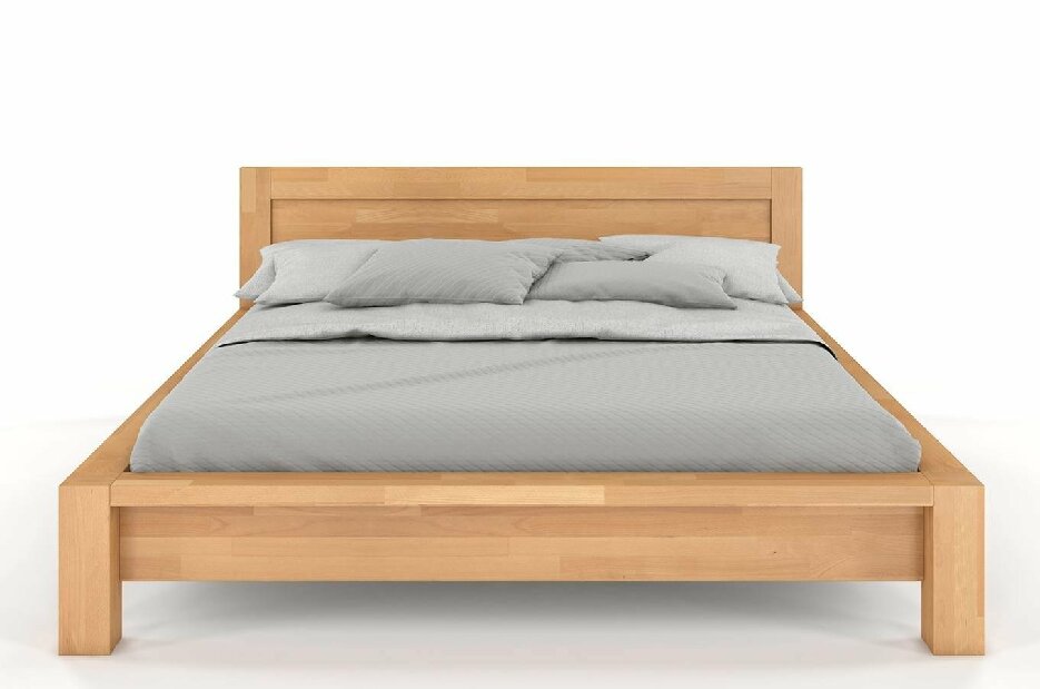 Manželská posteľ 160 cm Naturlig Fjaerland (buk)