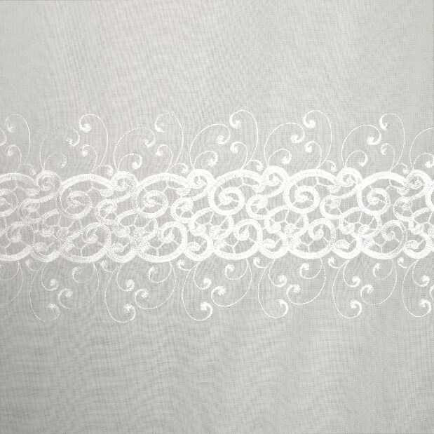 Záclona 140x250 cm Curly (krémová)