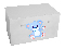 Úložný box pre deti Ione (biela + macík)
