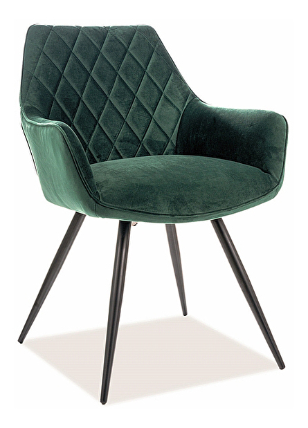 Jedálenská stolička Liana (zelená + čierna)