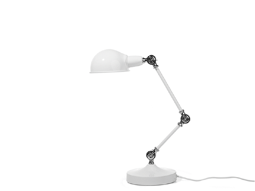Stolná lampa Cabot (biela)