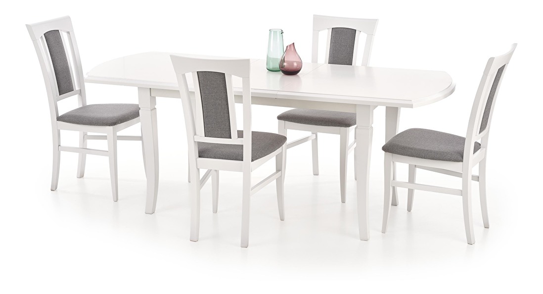 Jedálenský stôl Cinned (biela) (pre 6 až 8 osôb)