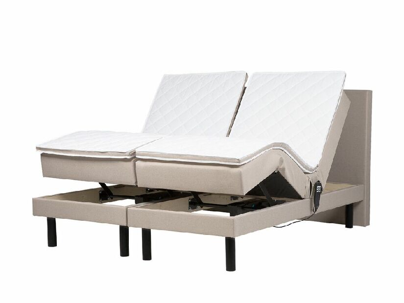 Manželská posteľ 160 cm ERLE (béžová)