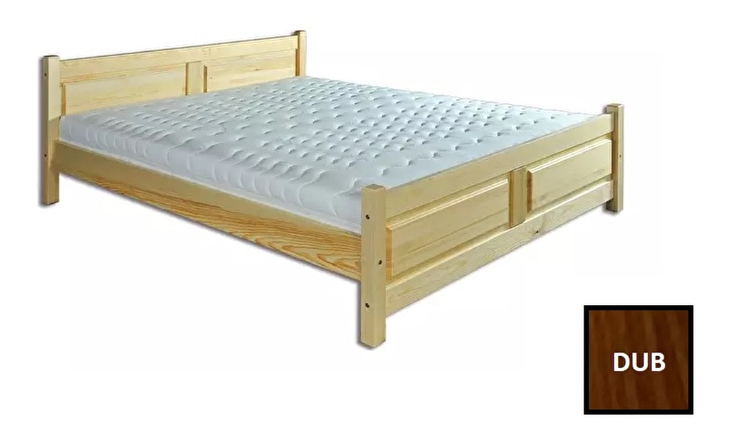 Manželská posteľ 160 cm LK 115 (dub) *výpredaj