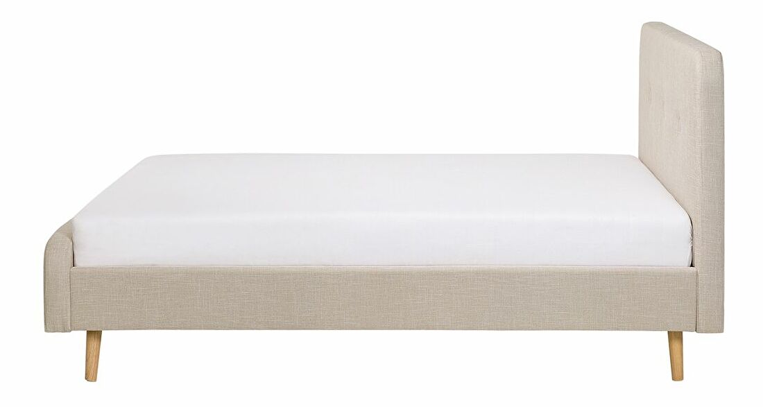 Manželská posteľ 180 cm ROME (s roštom) (béžová)