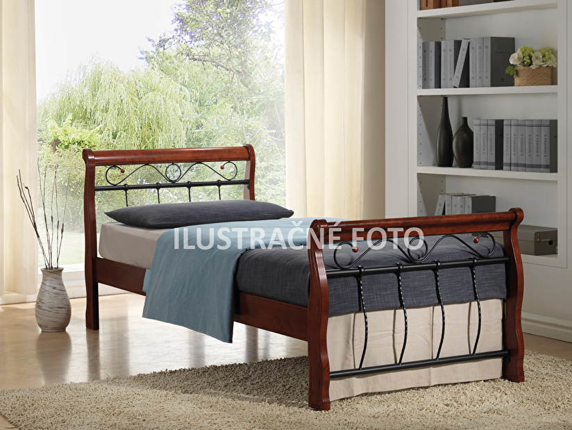 Manželská posteľ 180 cm Venecja bis D (s roštom)