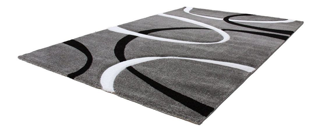 Kusový koberec Lambada 465 Silver Black (80 x 150 cm)