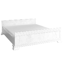 Manželská posteľ 160 cm Kraz KLS (s roštom) (sosna andersen)