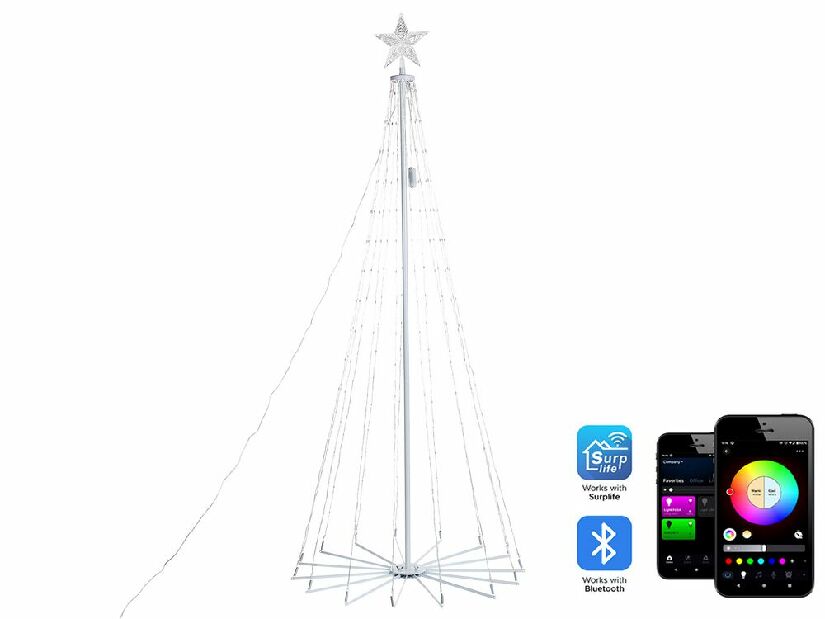 Vianočný stromček 210 cm Ikaza (priehľadná)
