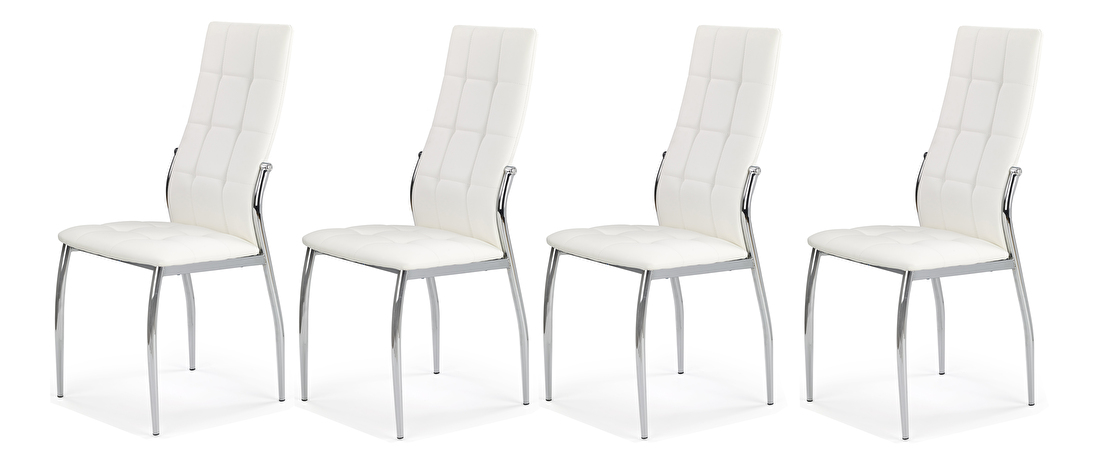 Set 4 ks. jedálenských stoličiek K209 (biela) *výpredaj
