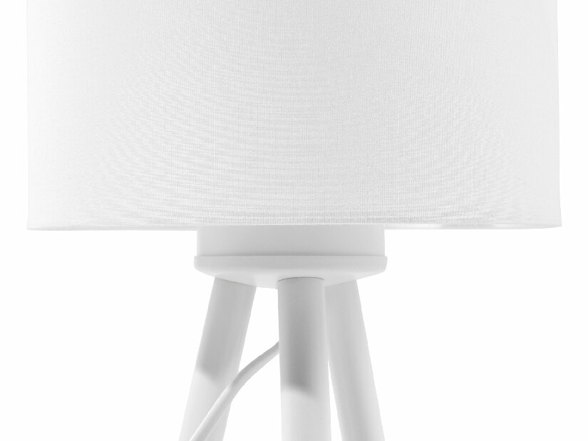Stolná lampa TARON (PC látka) (biela)