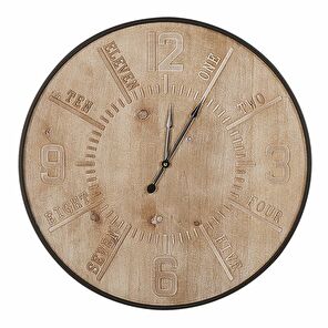 Nástenné hodiny ø 60 cm Delora (svetlé drevo)