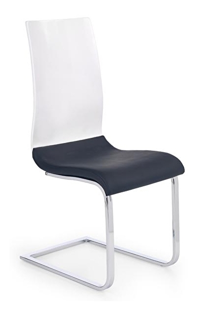 Jedálenská stolička K198 čierno-biela