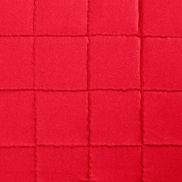 Prehoz na posteľ 150x70 cm Eva (červená + strieborná)
