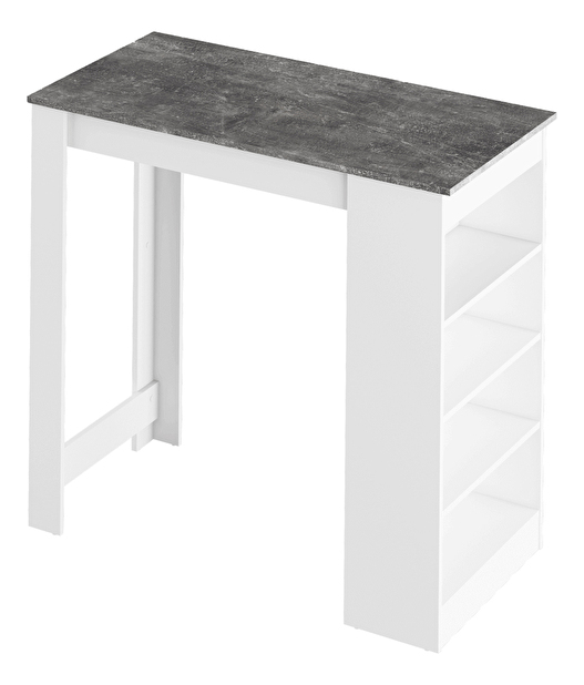Barový stôl Austin (biela + betón) *výpredaj