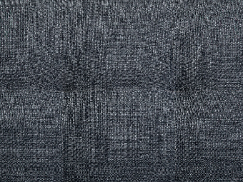 Rohová sedačka v tvare U ABERLADY (textil) (tmavosivá)
