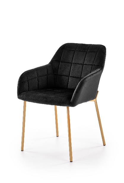 Jedálenská stolička Malabo (čierna)