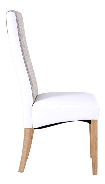 Jedálenská stolička Aradi (biela + melír)