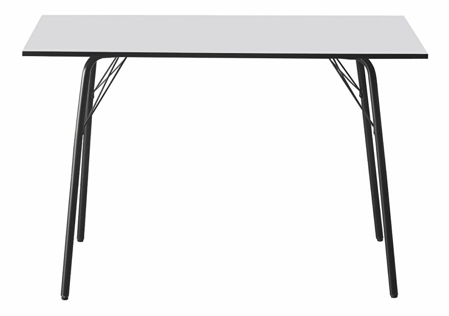Jedálenský stôl 120 MALAK (biela + čierna) (pre 4 osoby)