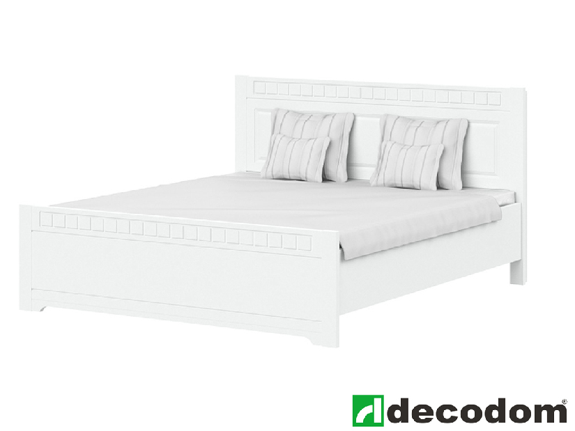 Manželská posteľ 180 cm Decodom Lirot Typ P-180 (biela arctic)