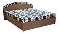 Manželská posteľ 160 cm Pandora (hnedá) (s matracmi)