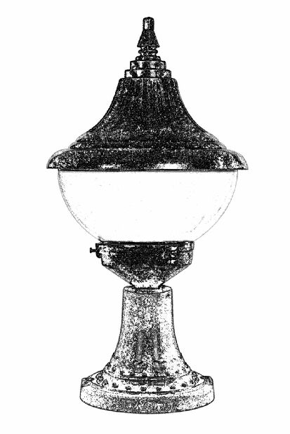 Vonkajšie nástenné svietidlo Blaise (hnedá)