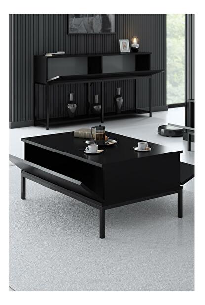 Konferenčný stolík Lurde (čierna)